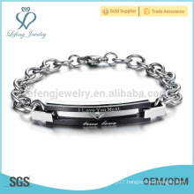 I love you best bracelet,stainless steel lover bracelets wholesale